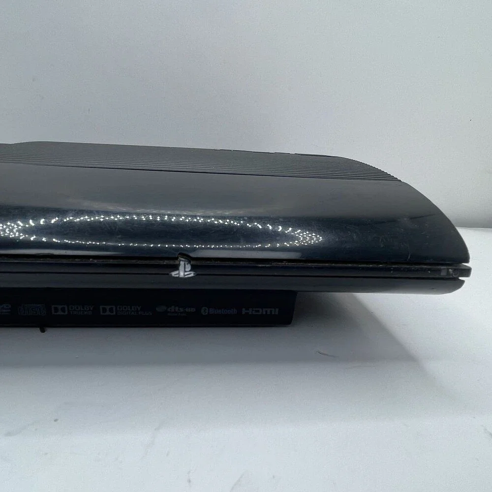 Black Sony PlayStation 3 Super Slim CECH-4001B Blu-ray Console Only